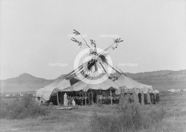 Gray Dawn-Cheyenne, c1910. Creator: Edward Sheriff Curtis.