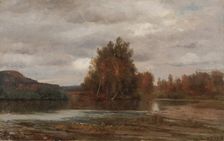 Gray Day on the Esopus, 1882. Creator: Jasper F. Cropsey (American, 1823-1900)