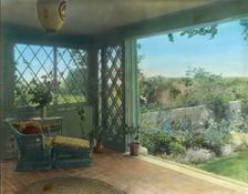 "Gray Gardens," Robert Carmer Hill house, Lily Pond Lane, East Hampton, New York, c1916. Creator: Frances Benjamin Johnston