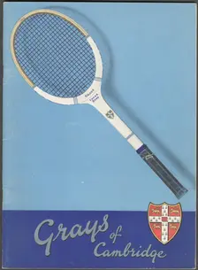 Gray's of Cambridge Sports equipment, 1940s. Artist: Wilfred Fryer