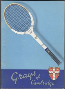 Gray's of Cambridge Sports equipment, 1940s. Artist: Wilfred Fryer