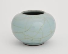 Grayish-blue water pot, 1736-1795. Creator: Unknown
