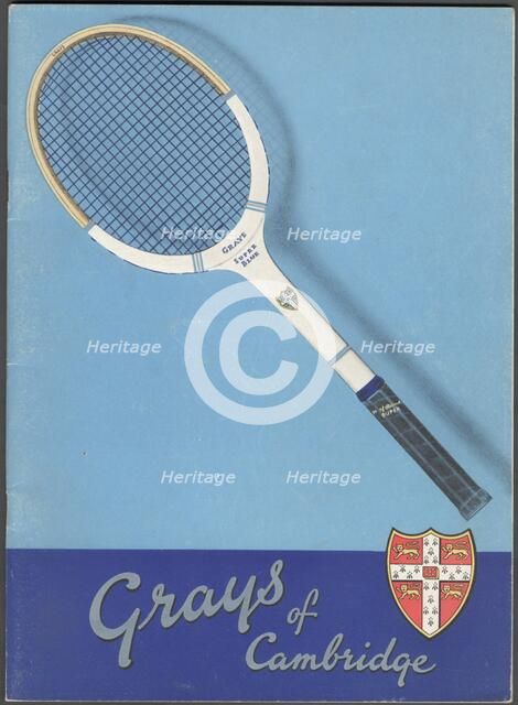 Gray's of Cambridge Sports equipment, 1940s. Artist: Wilfred Fryer