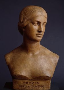 Grazia: Puella Capuensis, c1843. Creator: John Gibson