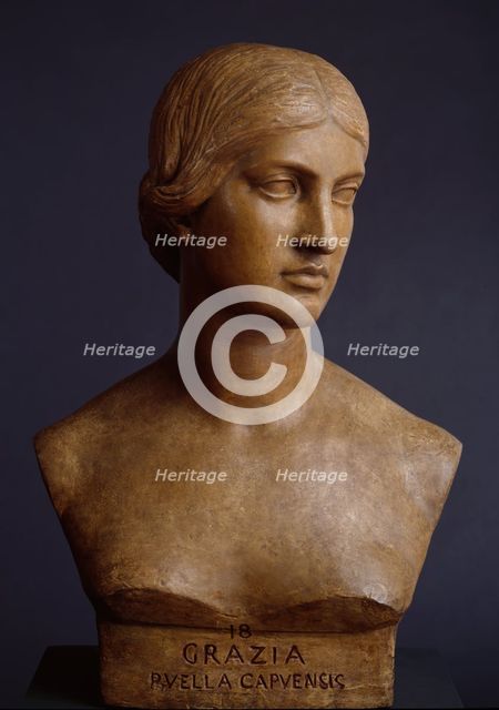 Grazia: Puella Capuensis, c1843. Creator: John Gibson.