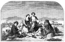 "Graziella" - painted by R. Lehmann - from the Exhibition of the Royal Academy, 1856. Creator: Unknown