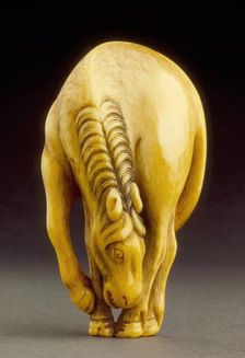 Grazing Horse, early 19th century. Creator: Unknown