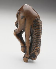 Grazing Horse (image 3 of 3), 18th century. Creator: Unknown