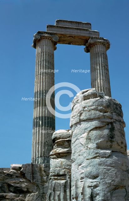 Greco-Roman temple of Apollo at Didyma, 2nd century. Artist: Unknown