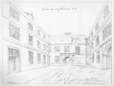 Great Court of Blackwell Hall City of London, 1886.Artist: William Griggs