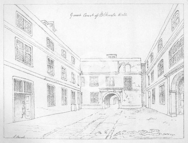 'Great Court of Blackwell Hall', City of London, 1886.Artist: William Griggs