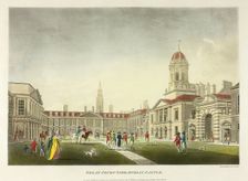 Great Courtyard, Dublin Castle, published July 1792. Creator: James Malton