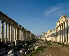Great Colonnade and Cardo Maximus, Apamea, Syria, 2nd century, (2001). Creator: LTL