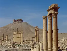 Great Colonnade, Palmyra (Oasis Tadmor), Syria, 3rd century, (2001). Creator: LTL