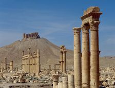 Great Colonnade, Palmyra (Oasis Tadmor), Syria, 3rd century, (2001). Creator: LTL