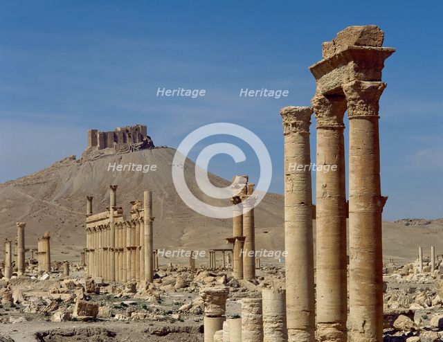 Great Colonnade, Palmyra (Oasis Tadmor), Syria, 3rd century, (2001). Creator: LTL.