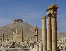 Great Colonnade, Palmyra (Oasis Tadmor), Syria, 3rd century, (2001). Creator: LTL