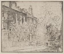 Great College Street, Westminster, 1904. Creator: Joseph Pennell
