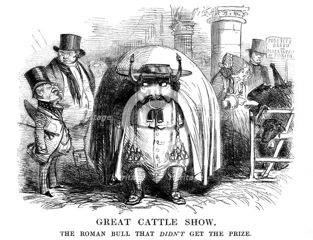 'Great Cattle Show', 1850. Artist: Unknown