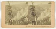 Great Canyon from Point Lookout, Yellowstone National Park, 1896. Creator: BW Kilburn