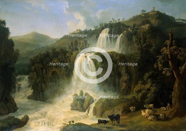 Great Cascades at Tivoli, 1783. Creator: Jacob Philip Hackert.