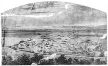 Great Cemetery at Woking - general view, 1856. Creator: Unknown