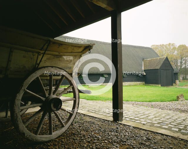 Great Barn from the stables, Avebury Stone Circle, Wiltshire, 1987. Artist: Unknown