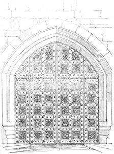 Great Gate, Victoria Tower, leading to the Royal Court, 1856. Creator: Unknown