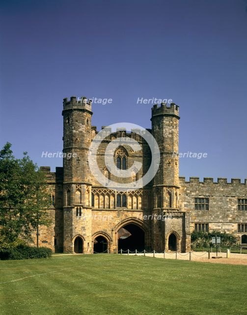Great Gatehouse from South, Battle Abbey, East Sussex, 1992. Artist: Unknown