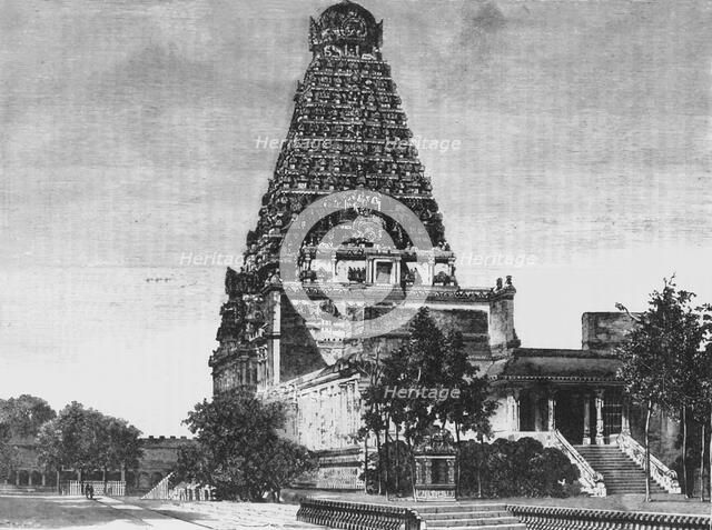 'Great Entrance to the Pagoda of Tanjore', c1891. Creator: James Grant.