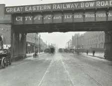 Great Eastern Railway Bridge over the Bow Road, Poplar, London, 1915