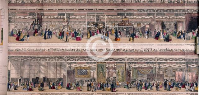 Great Exhibition, Crystal Palace, Hyde Park, London, 1851. Artist: Anon
