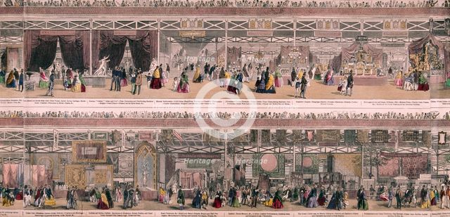 Great Exhibition, Crystal Palace, Hyde Park, London, 1851. Artist: Anon