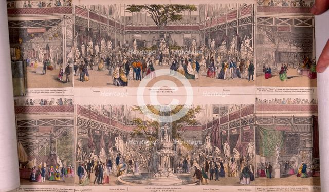 Great Exhibition, Crystal Palace, Hyde Park, London, 1851. Artist: Anon