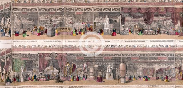 Great Exhibition, Crystal Palace, Hyde Park, London, 1851. Artist: Anon