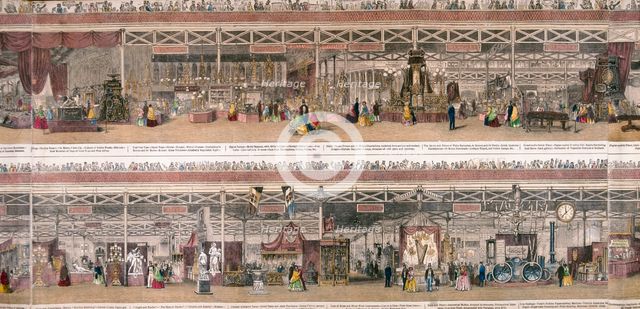 Great Exhibition, Crystal Palace, Hyde Park, London, 1851. Artist: Anon