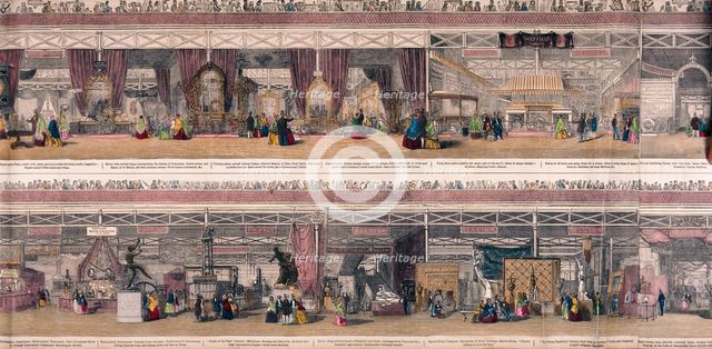 Great Exhibition, Crystal Palace, Hyde Park, London, 1851. Artist: Anon