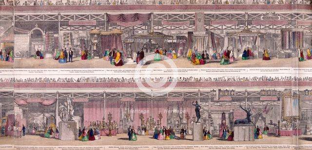 Great Exhibition, Crystal Palace, Hyde Park, London, 1851. Artist: Anon