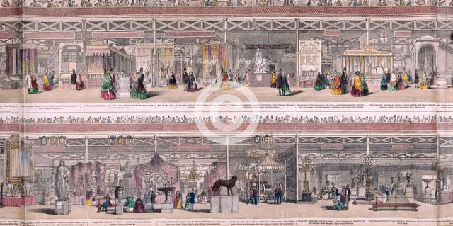 Great Exhibition, Crystal Palace, Hyde Park, London, 1851. Artist: Anon