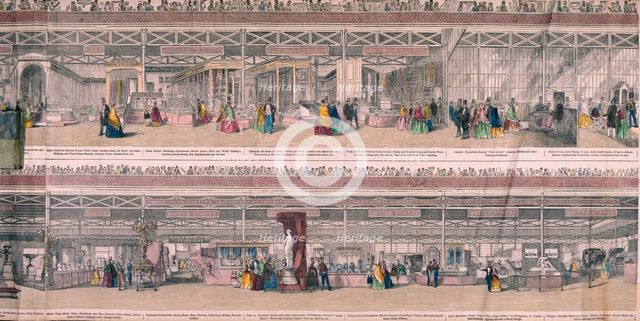 Great Exhibition, Crystal Palace, Hyde Park, London, 1851. Artist: Anon