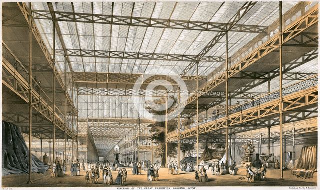 Great Exhibition, Crystal Palace, Hyde Park, London, 1851. Artist: Durond.