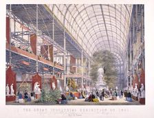 Great Exhibition, Crystal Palace, Hyde Park, London, 1851. Artist: Dickinson Brothers