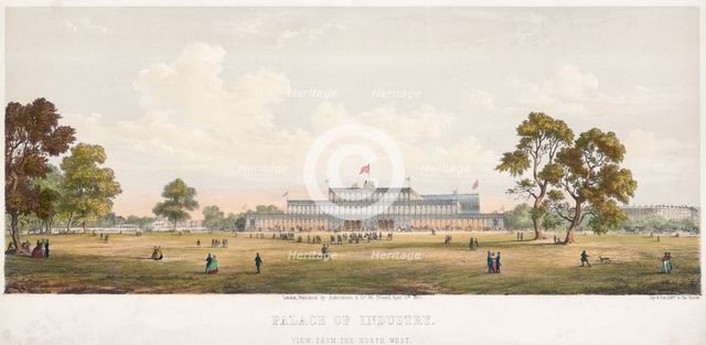 Great Exhibition, Crystal Palace, Hyde Park, London, 1851. Artist: Unknown.