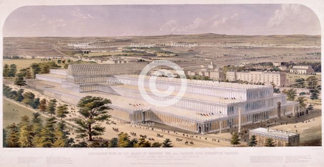 Great Exhibition, Hyde Park, London, 1851. Artist: Charles Burton