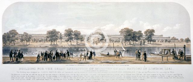 Great Exhibition, Hyde Park, London, 1851. Artist: Day & Son