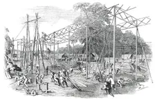 Great Exhibition of 1851 - Progress of the Building in Hyde Park, 1850. Creator: Unknown