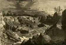Great Falls of the Potomac 1874. Creator: Alfred Harral