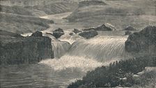 Great Falls of the Yellowstone River 1873, (1883)