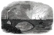 Great Fire at Bristol, 1850. Creator: Unknown