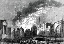Great Fire at Bristol, 1876. Creator: Unknown